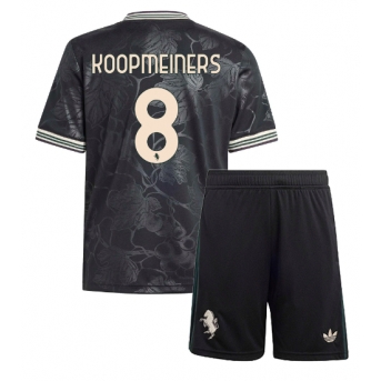 Billige Fotballdrakt Juventus Teun Koopmeiners #8 Replika Tredjedraktsett Barn 2025-26 Kortermet (med bukser)